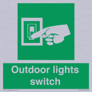 Outdoor lights switch